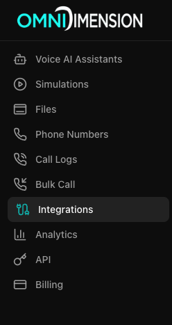 Finding Cal.com in dashboard