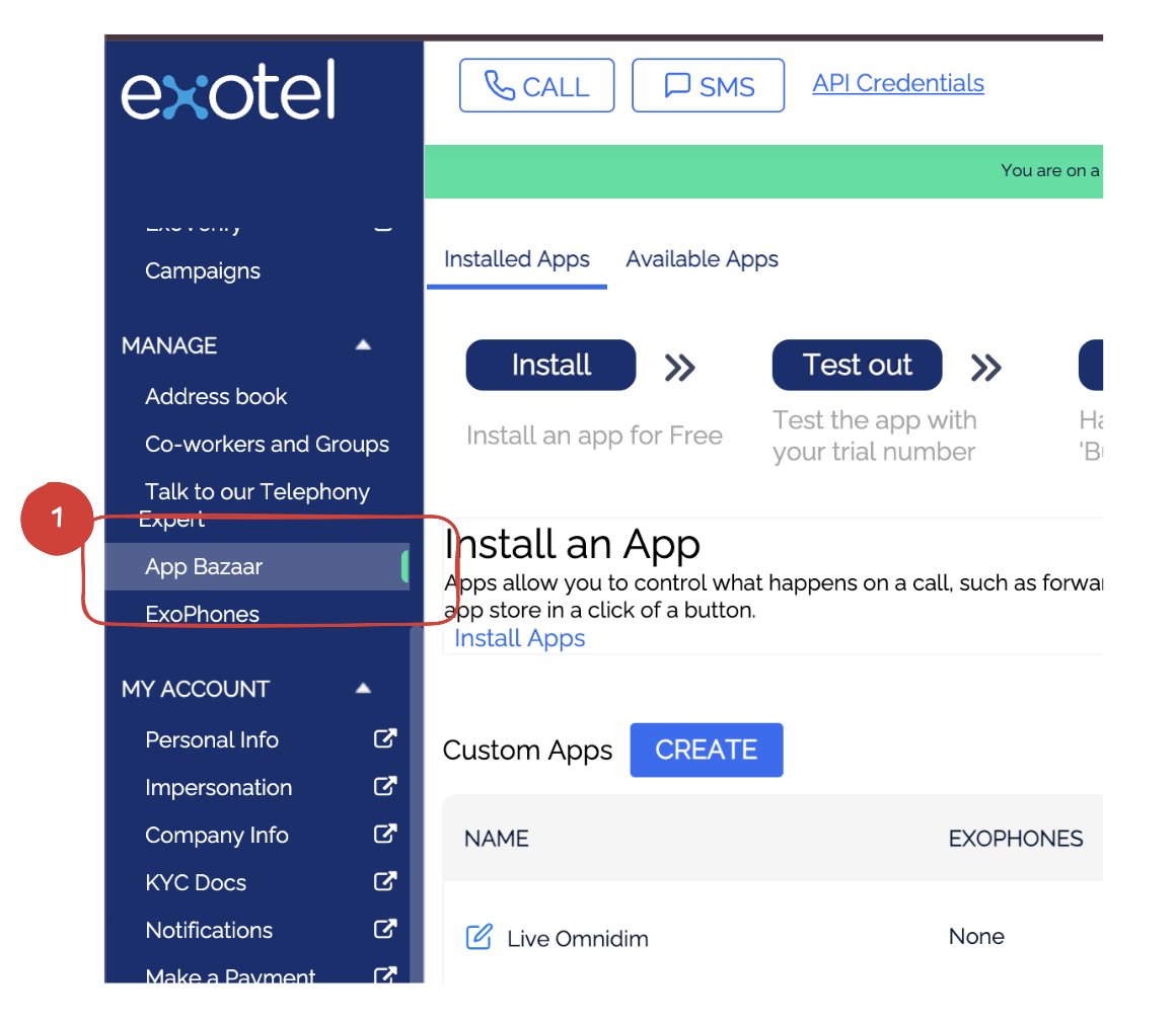 Navigate to App Builder