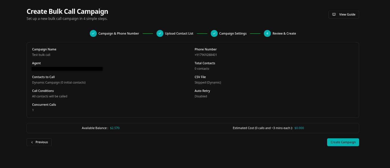 Step 4: Review and create
